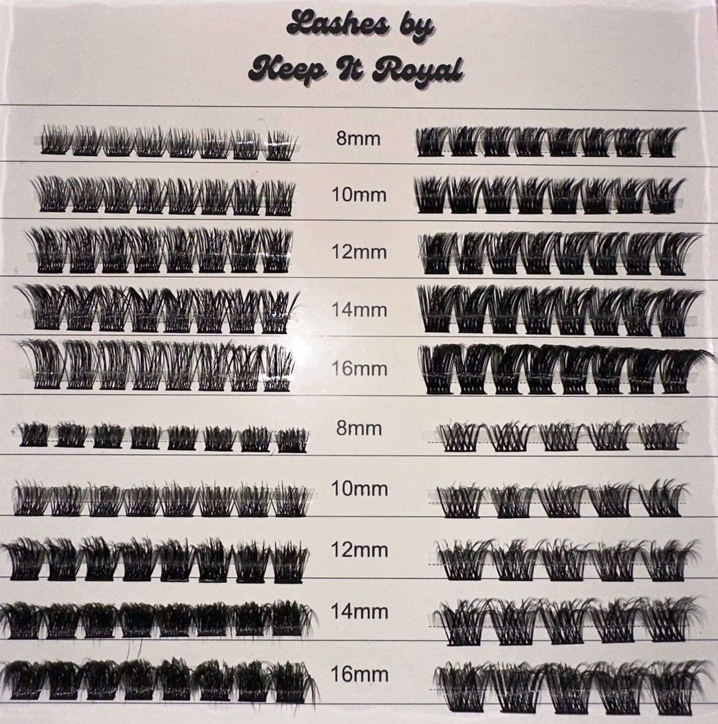 Lash Clusters