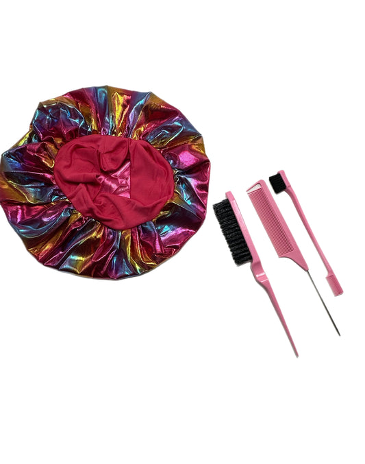 Bonnet & Comb and Brush Set